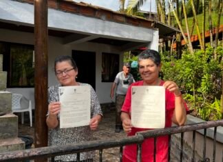 Vereda La Clara recibió certificados de nomenclatura